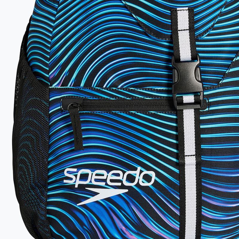 Раница за плуване Speedo Team Printed 35 l summer stamp deep sapphire 5