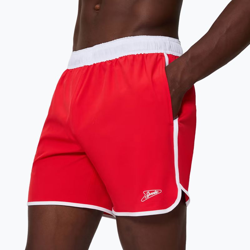 Мъжки бански шорти Speedo Jetstream Retro Logo Volley 16" 8-005082003 high risk red 4