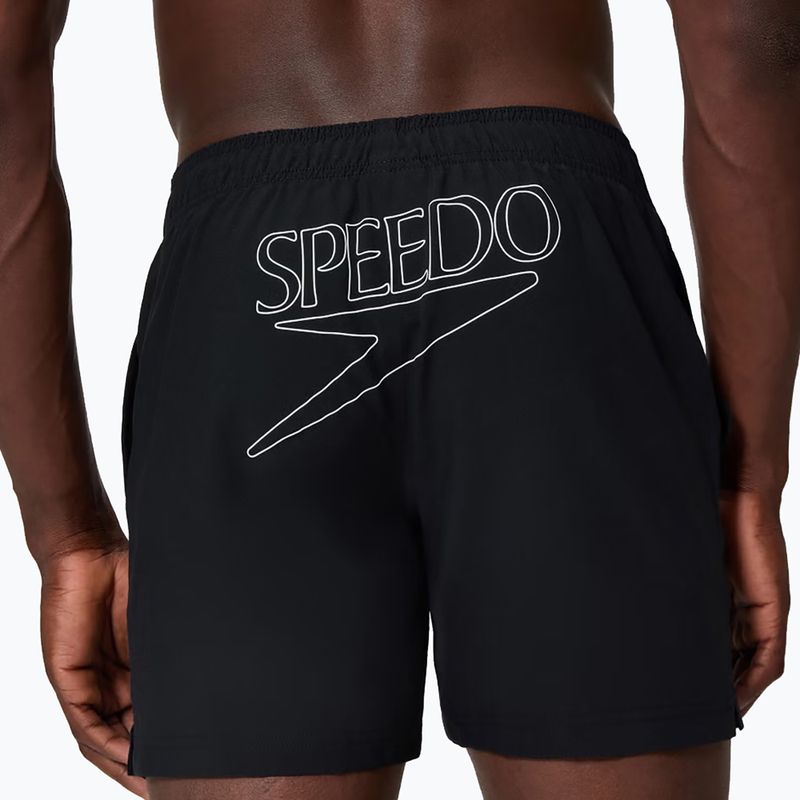 Мъжки бански шорти Speedo Classic Logo Volley 16“ anthracite 6