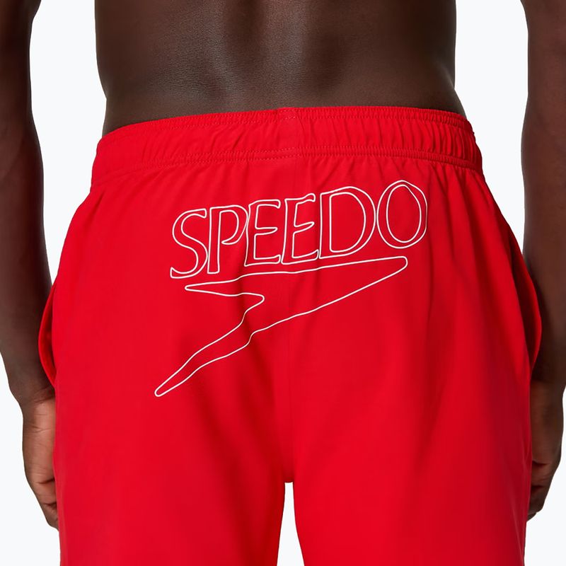 Мъжки бански шорти Speedo Classic Logo Volley 16“ high risk red 6