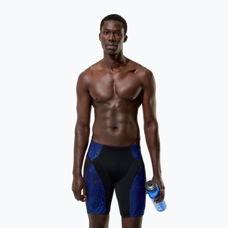 Мъжки шорти за плуване тип клин Speedo Endurance+ Max Compression Jammer black/blue 3