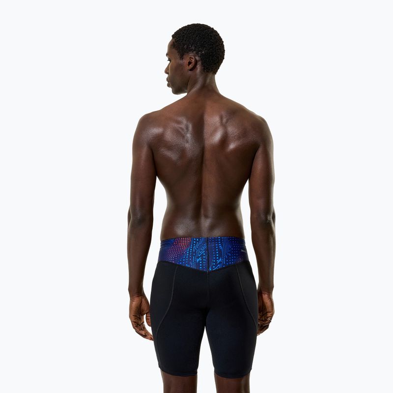 Мъжки шорти за плуване тип клин Speedo Endurance+ Max Compression Jammer black/blue 4