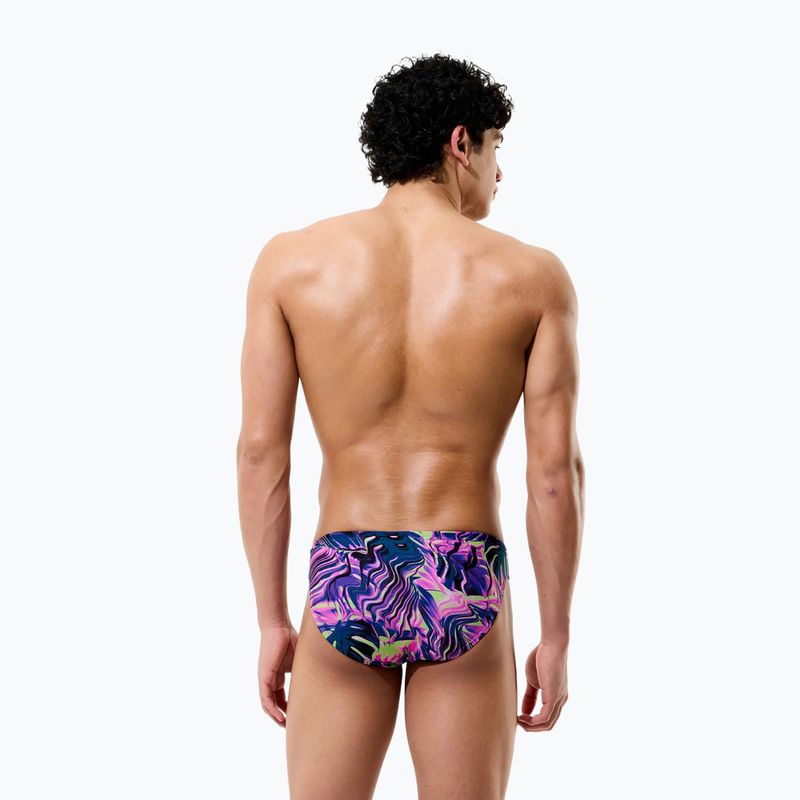 Мъжки слипове за плуване Speedo Printed Brief techno jungle/orchid shine 4
