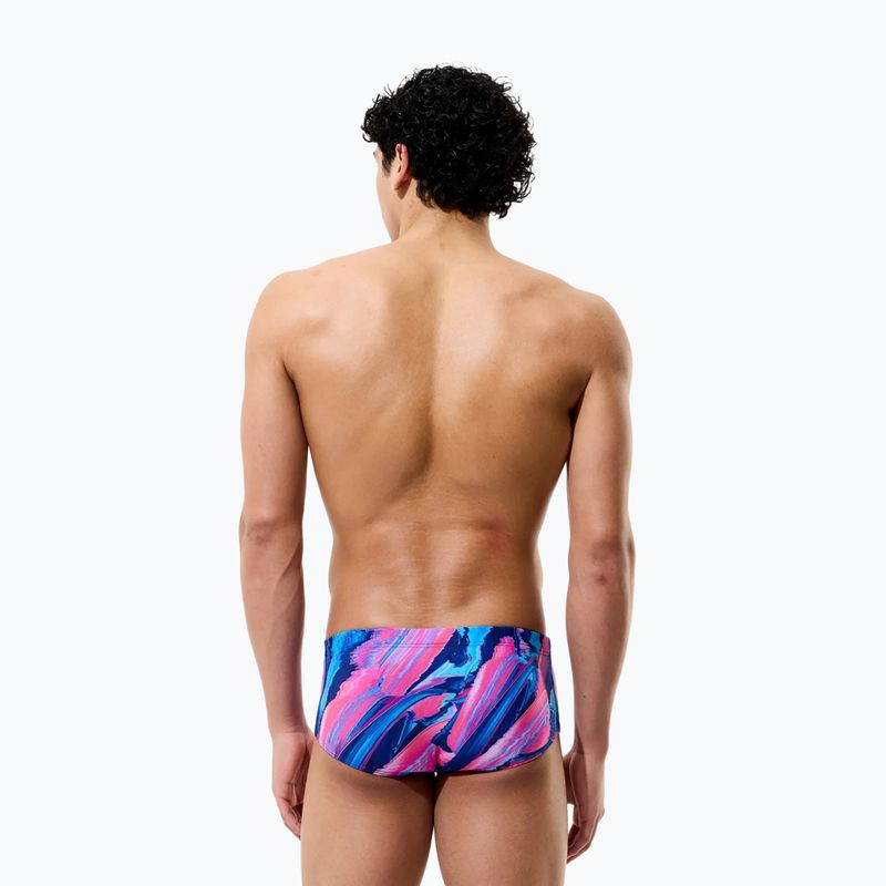 Мъжки боксерки за плуване Speedo Printed 13.5 cm Brief brushy glitch/hope 5