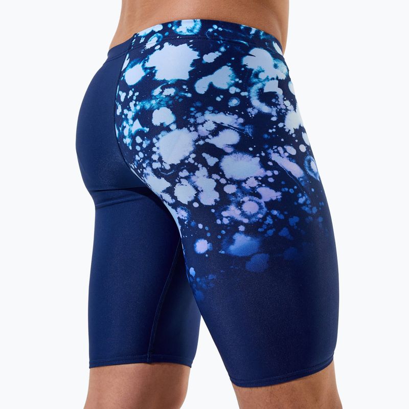 Мъжки шорти за плуване тип клин Speedo Placement Printed Jammer moonglow smoke/navy 7