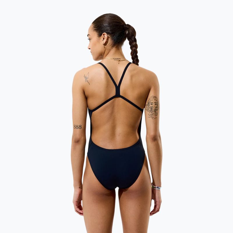 Дамски цял костюм за плуване Speedo Solid Endurancex V-Back 2.0 team black 4