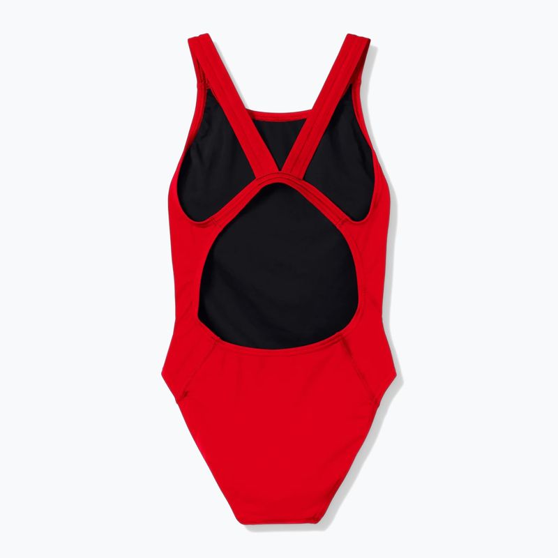 Дамски цял костюм за плуване Speedo Solid Endurancex Leaderback team red 2