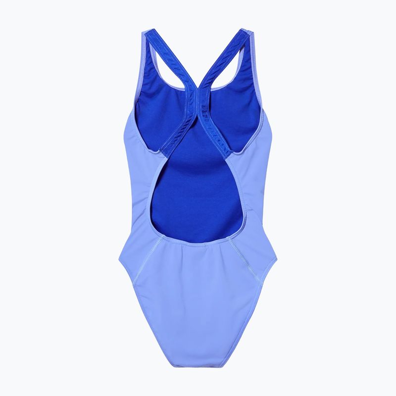Дамски цял костюм за плуване Speedo Solid Powerback moonlight lavender 2