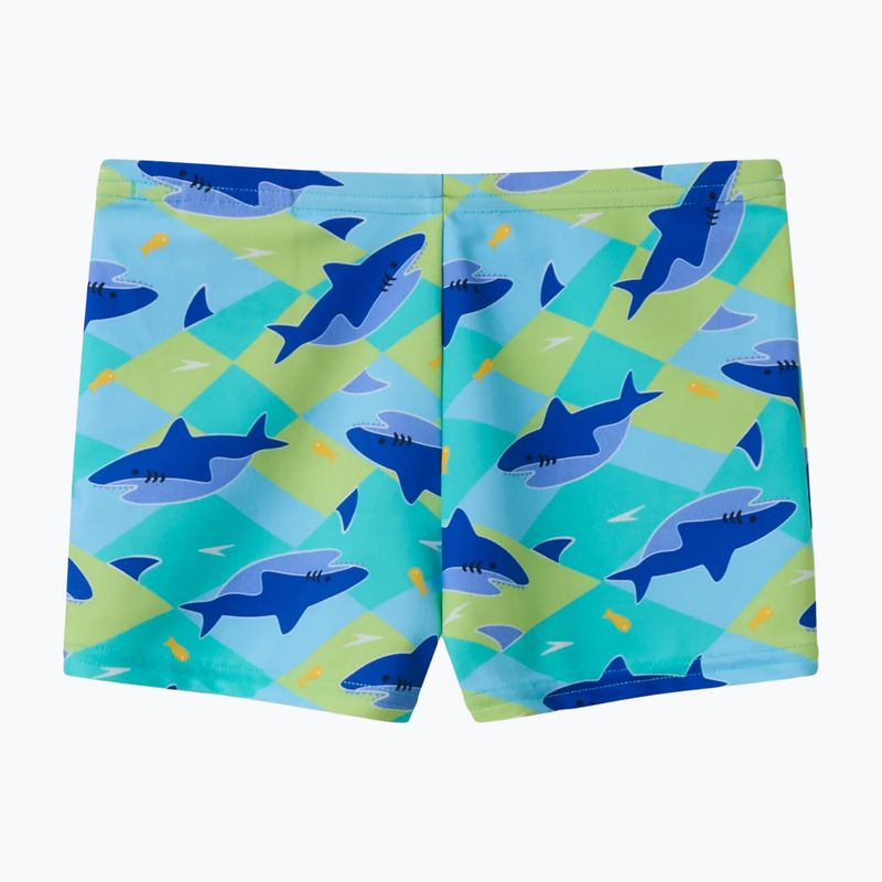 Момчешки бански боксерки Speedo Print Aquashort deep sapphire 2
