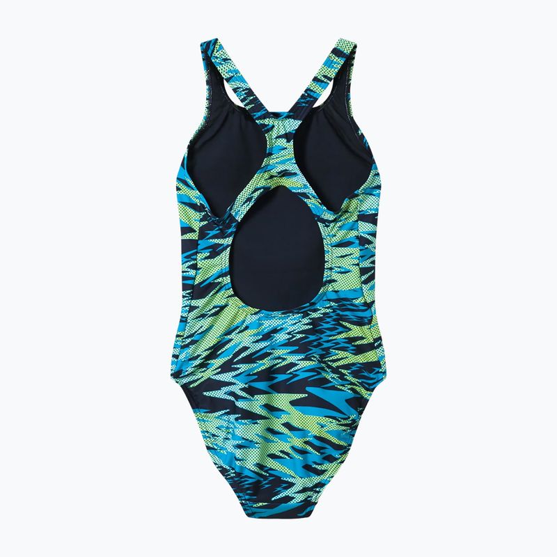 Дамски цял костюм за плуване Speedo Hyperboom Print Medalist hyper teal 8
