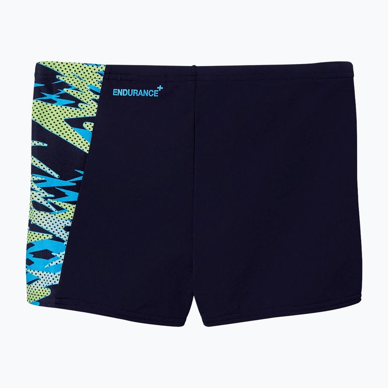 Момчешки бански боксерки Speedo Hyperboom Splice Aquashort anthracite/hyper teal 2