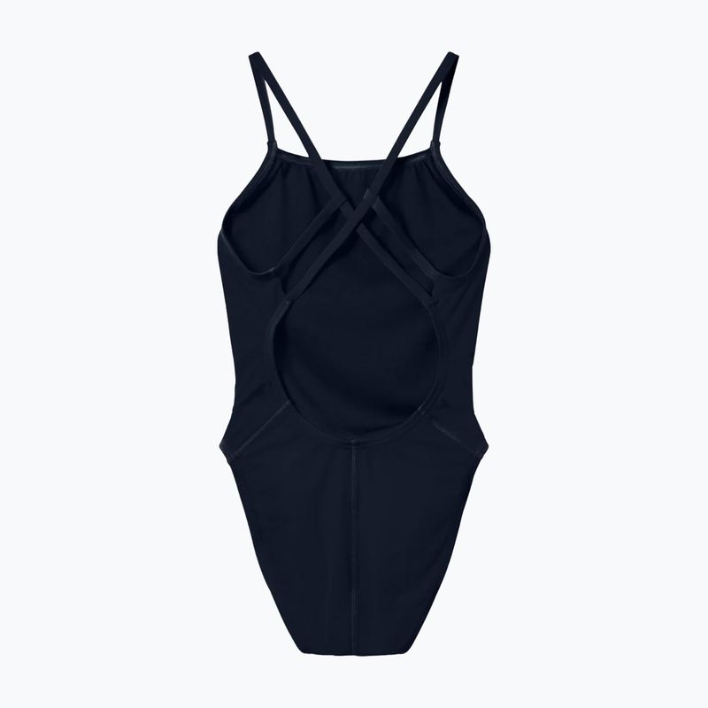 Дамски цял костюм за плуване Speedo Solid Endurancex Strappy Back team black 2