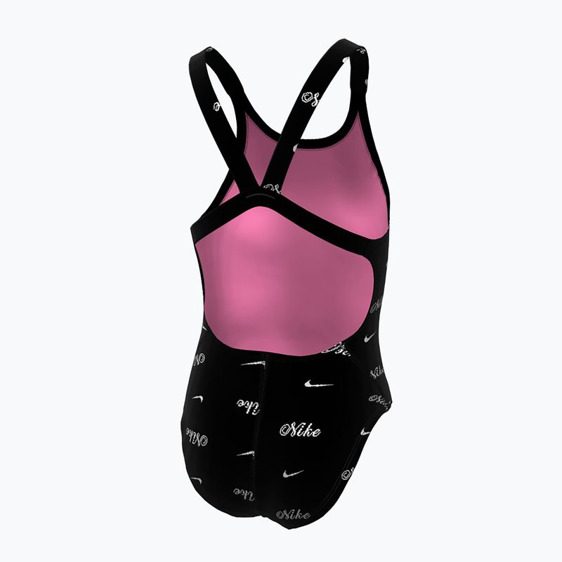 Детски цял бански костюм Nike Hydrastrong Multi Pr jet black 3