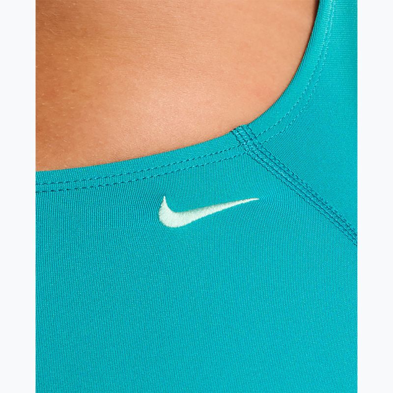 Дамски цял костюм за плуване Nike Hydrastrong Logo Gra energy 5