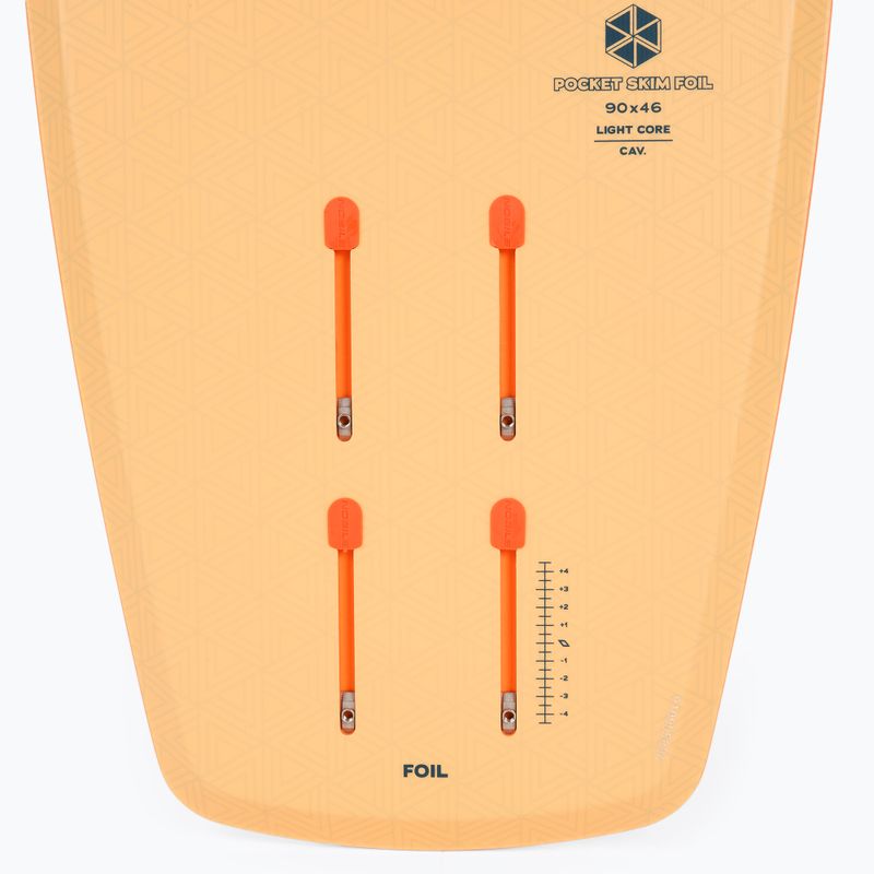 Деска за кайтсърфинг + хидрофолио Nobile Pocket Skim Zen Foil Freeride G10 9