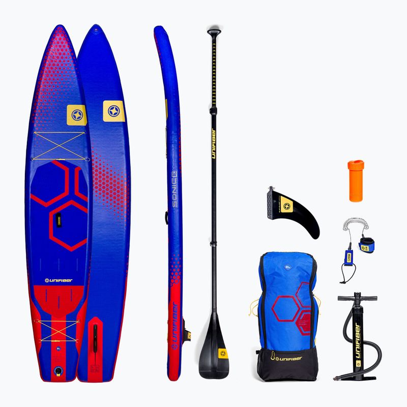 SUP дъска Unifiber Sonic Touring iSup 12'6'' SL с гребло и каишка