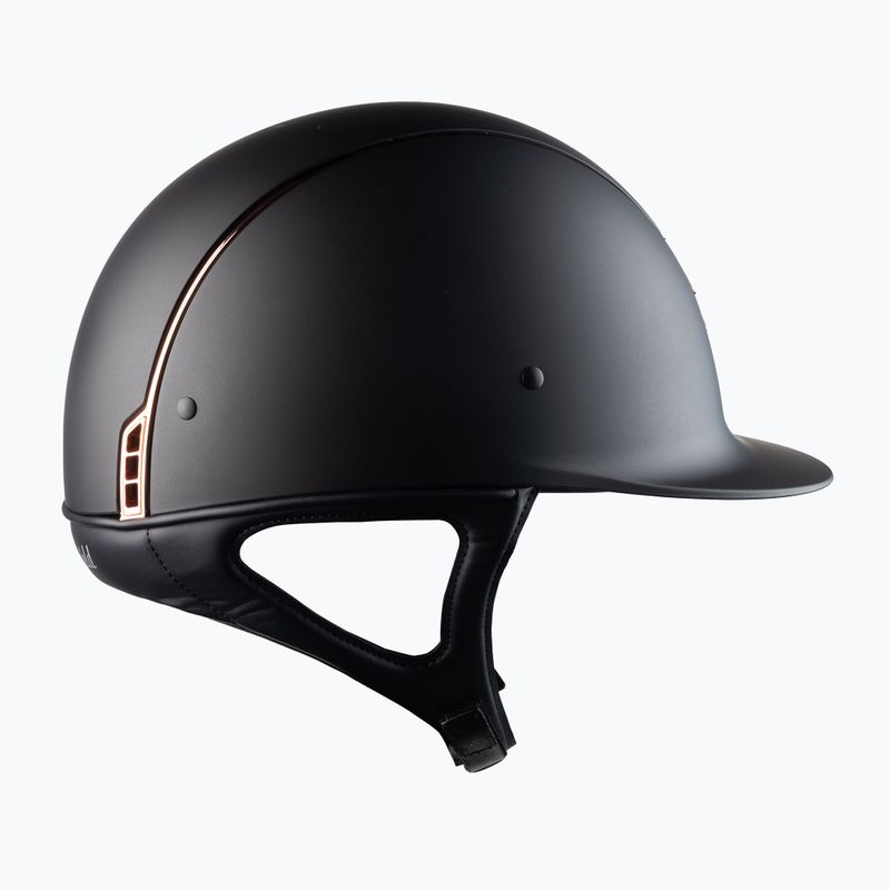 Samshield Shadowmatt Rose Gold Trim Blason каска за езда черна 3125659666777 4