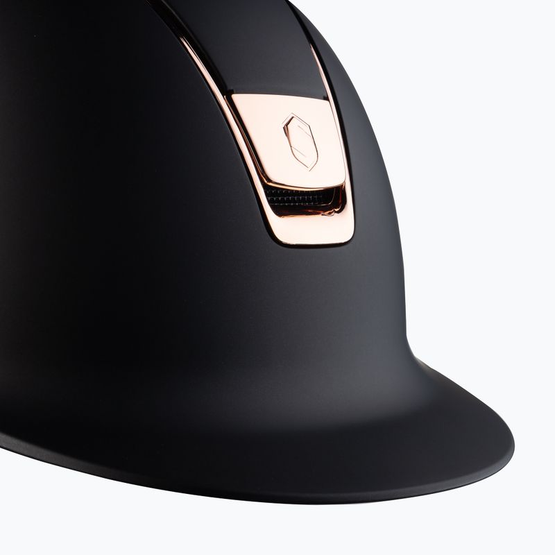Samshield Shadowmatt Rose Gold Trim Blason каска за езда черна 3125659666777 6
