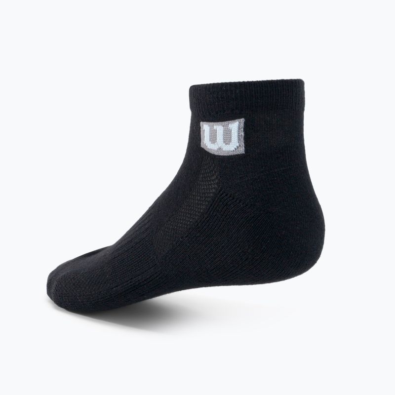 Мъжки тренировъчни чорапи Wilson 3PP Premium Low Cut 3 pack black W8F2B-3730 2