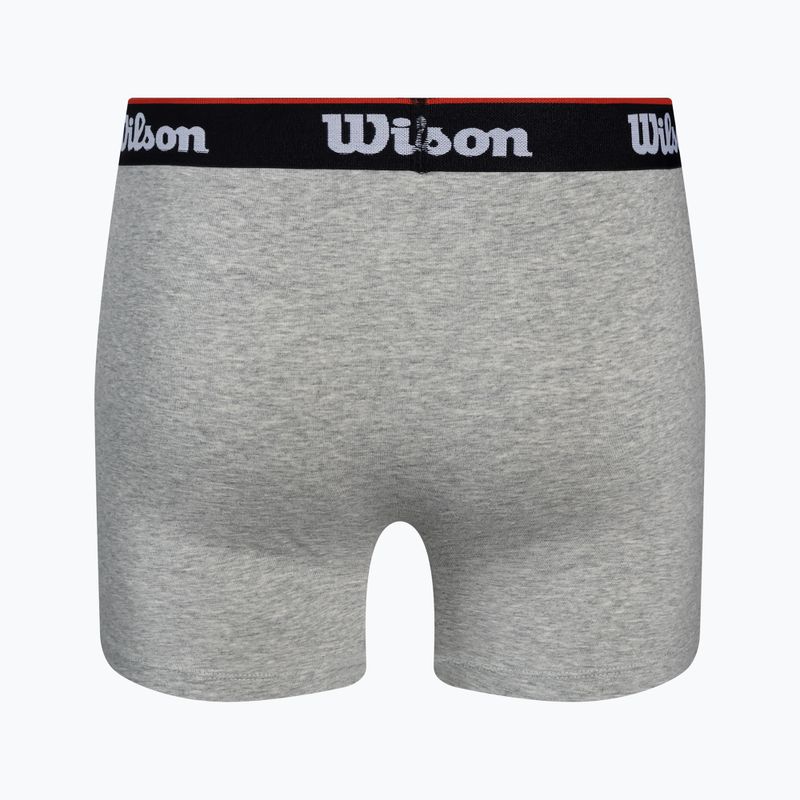 Мъжки боксерки 2-Pack Wilson черни, сиви W875H-270M 4