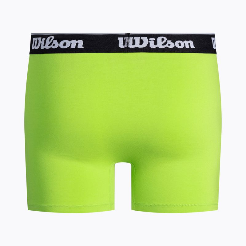 Мъжки боксерки Wilson 2 пакета черно/зелено W875V-270M 5