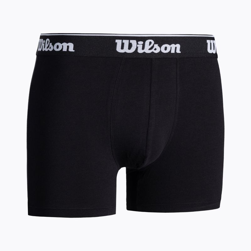 Мъжки боксерки Wilson 2 пакета черно/зелено W875V-270M 6