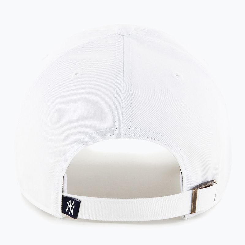 Бейзболна шапка 47 Brand MLB New York Yankees CLEAN UP white 2