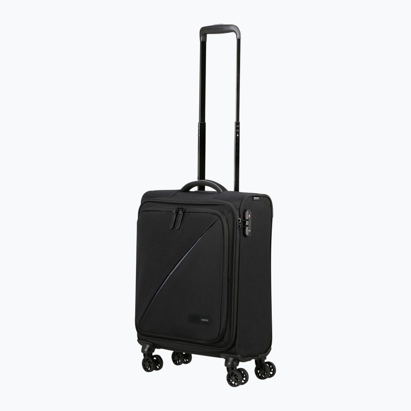 American Tourister Куфар за пътуване с колелца 38,5 л черен 6