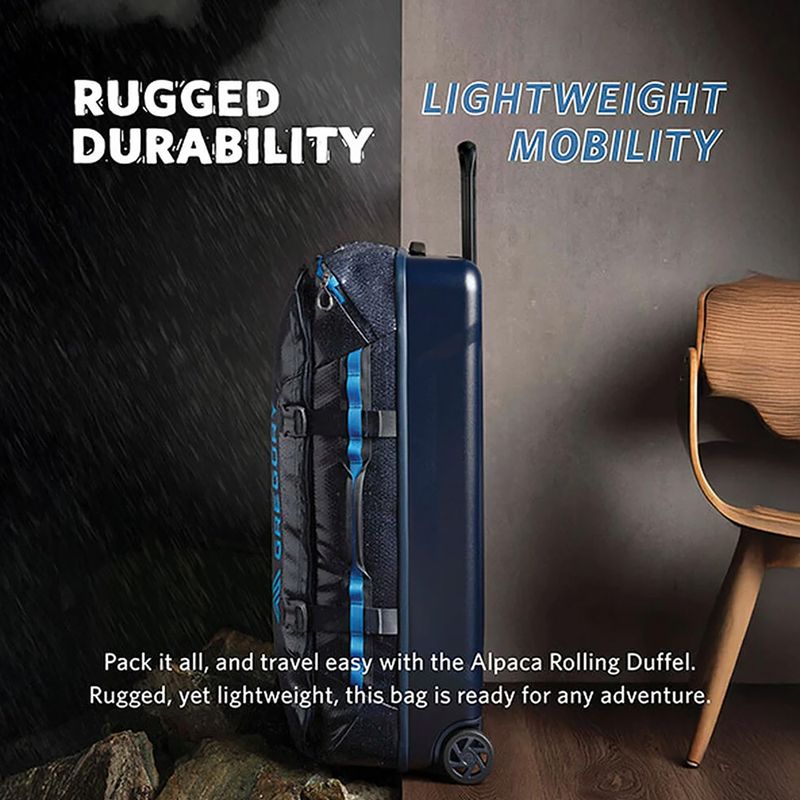 Пътна чанта Gregory Alpaca Wheeled Duffel 100 l obsidian black 6
