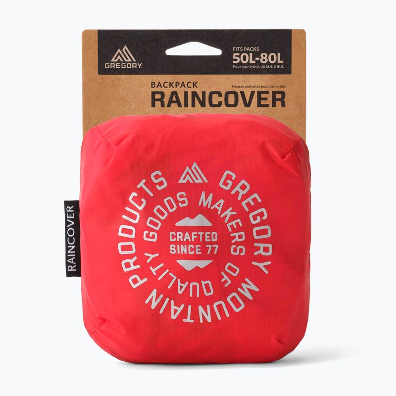 Калъф за раница Gregory Raincover 50-80 l beaming red 2