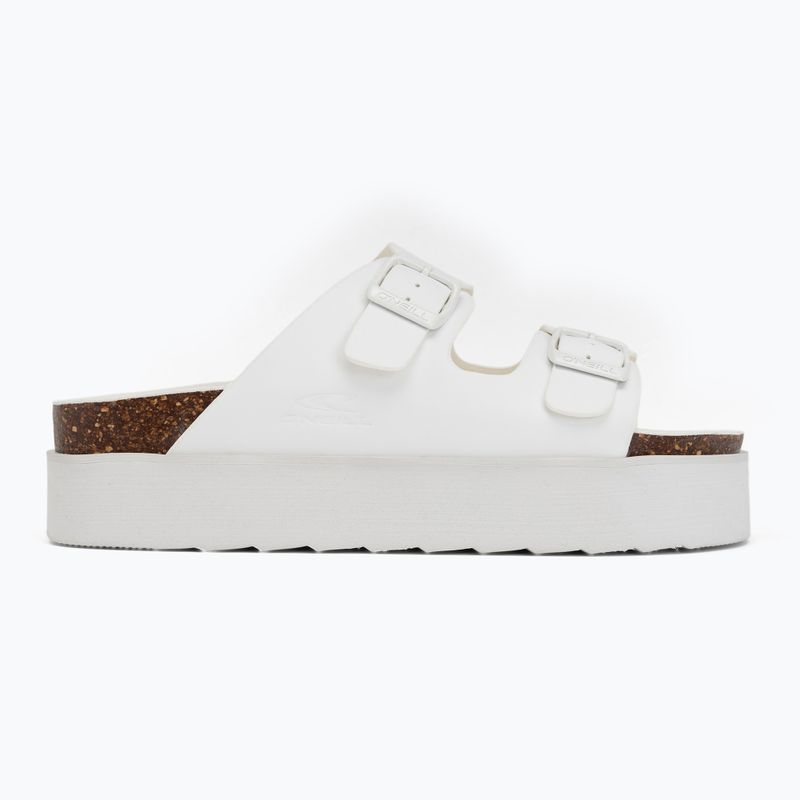 Дамски джапанки O'Neill Sandy Platform Slider Low off white 2