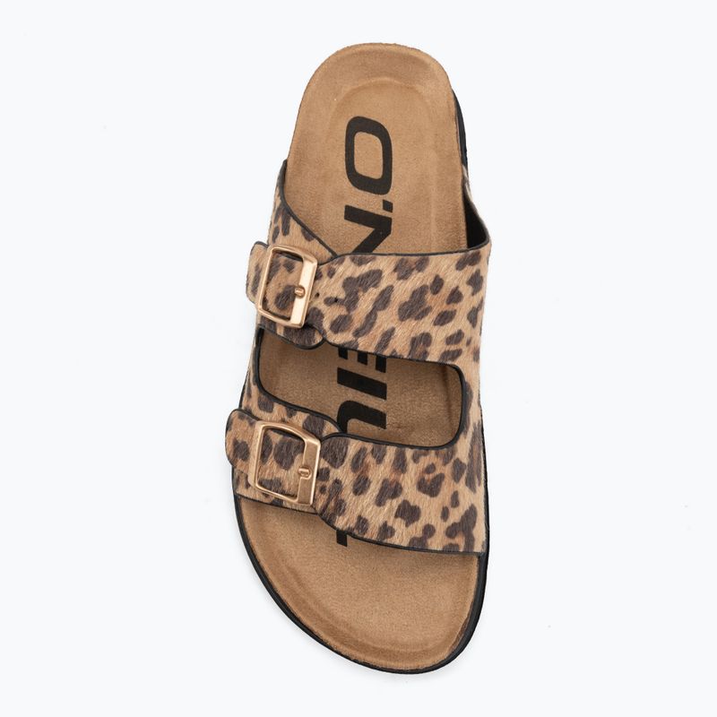 Дамски чехли O'Neill Sandy Low leopard 5