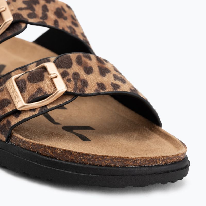 Дамски чехли O'Neill Sandy Low leopard 7
