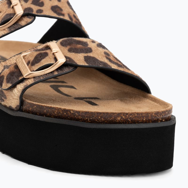 Дамски чехли O'Neill Sandy Platform Low leopard 7