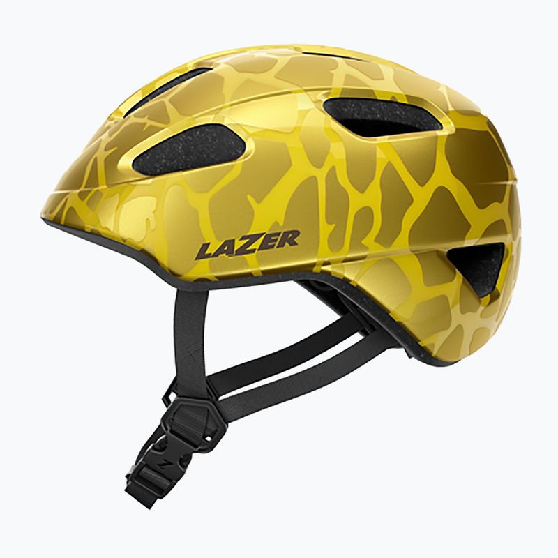 Детска велосипедна каска Lazer Pnut KC golden giraffe 2