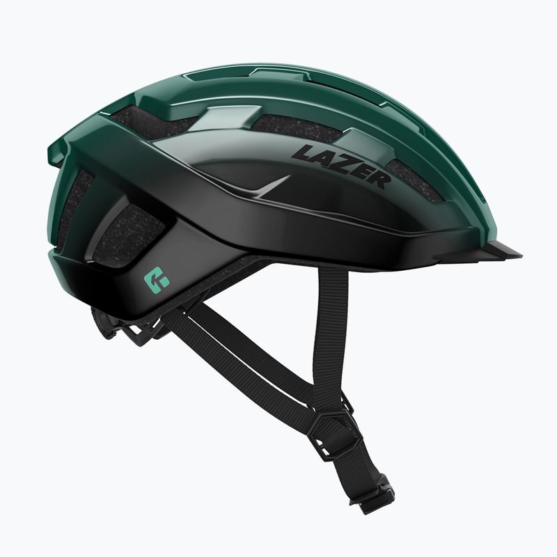 Велосипедна каска Lazer Codax KinetiCore + net dark green/black 6