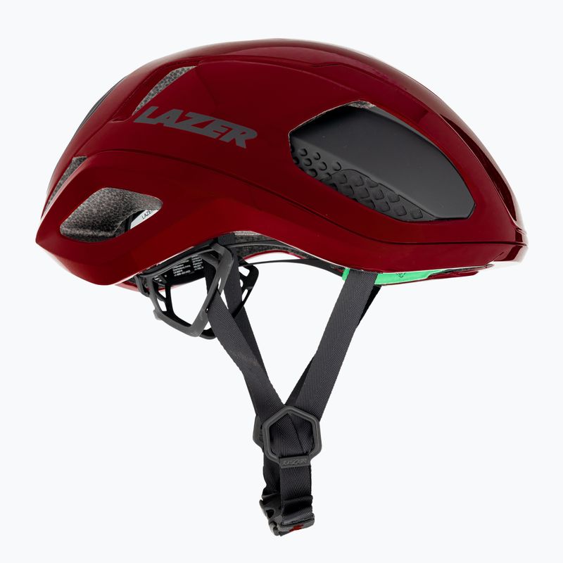 Велосипедна каска Lazer Vento KinetiCore metallic red 4