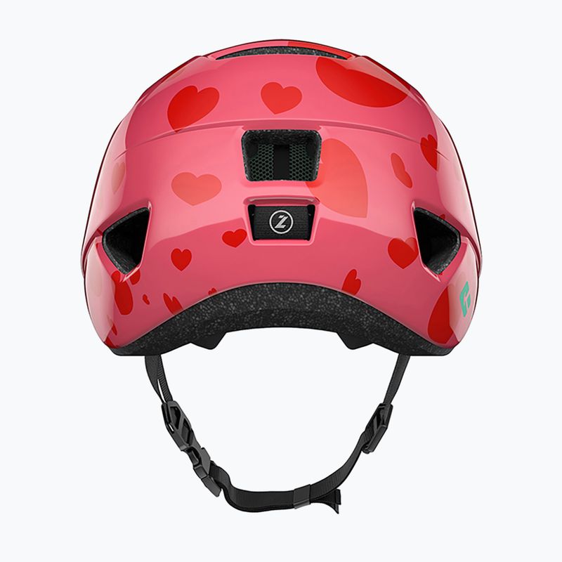 Детска велосипедна каска Lazer Nutz 2.0 KinetiCore little hearts 4