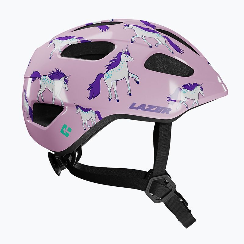 Детска велосипедна каска Lazer Nutz 2.0 KinetiCore с еднорози 2