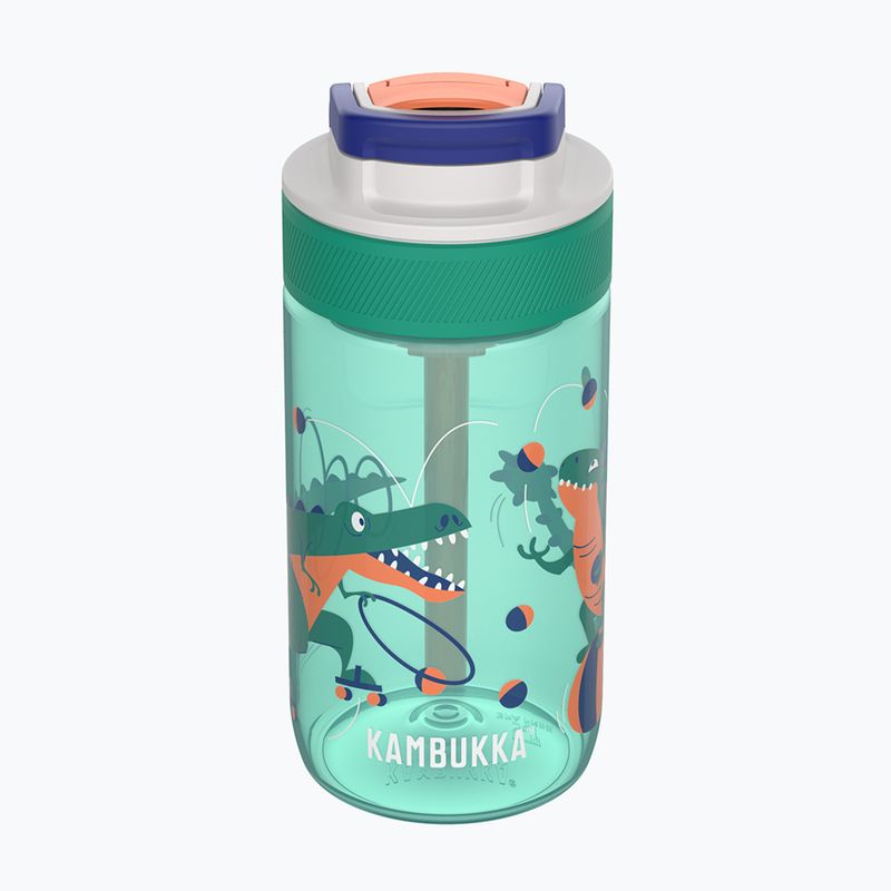 Kambukka Lagoon 400 ml жонглираща бутилка за пътуване с дино