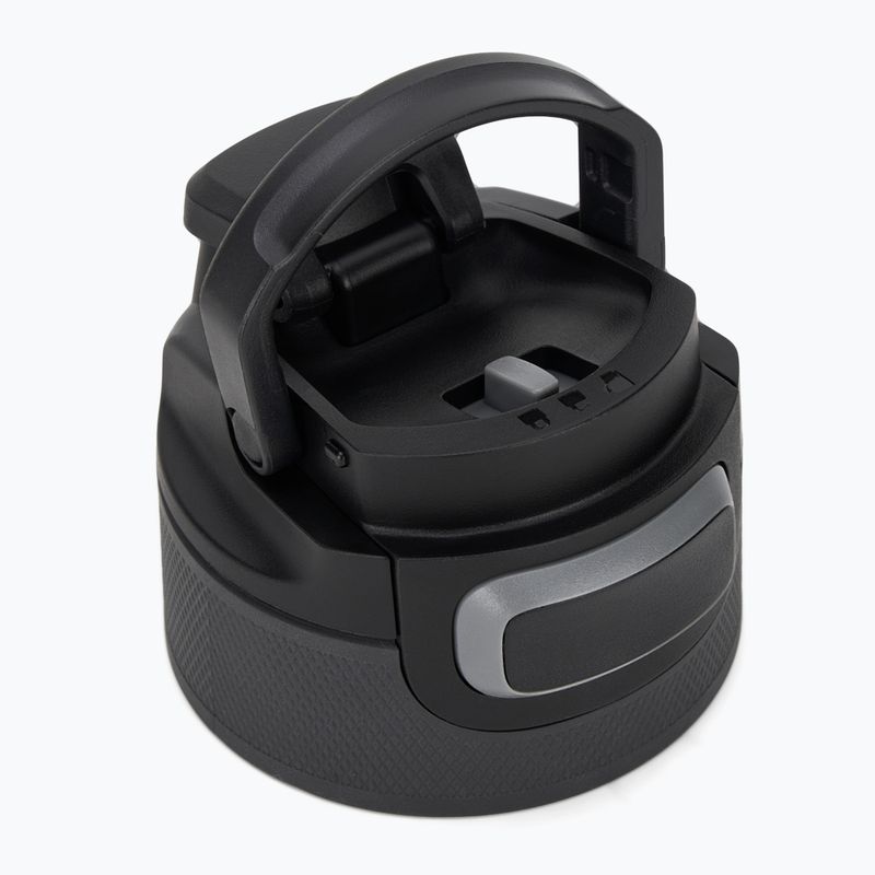 Капачка за чаша Kambukka 3-in-1 Hydration Elton black steel 3