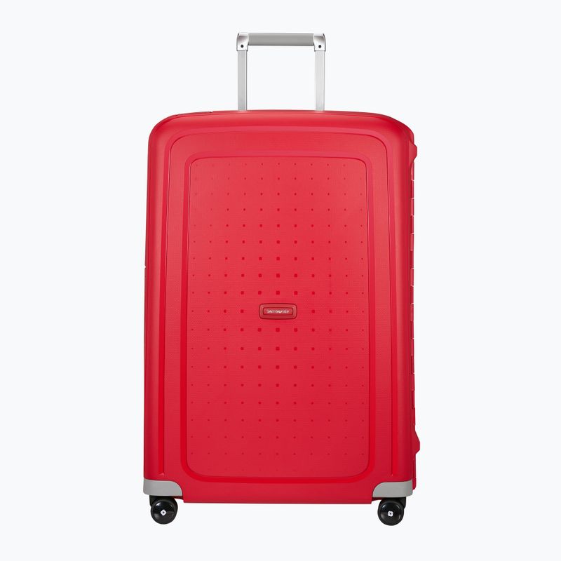 Пътнически куфар Samsonite S'cure Spinner 102 l crimson red