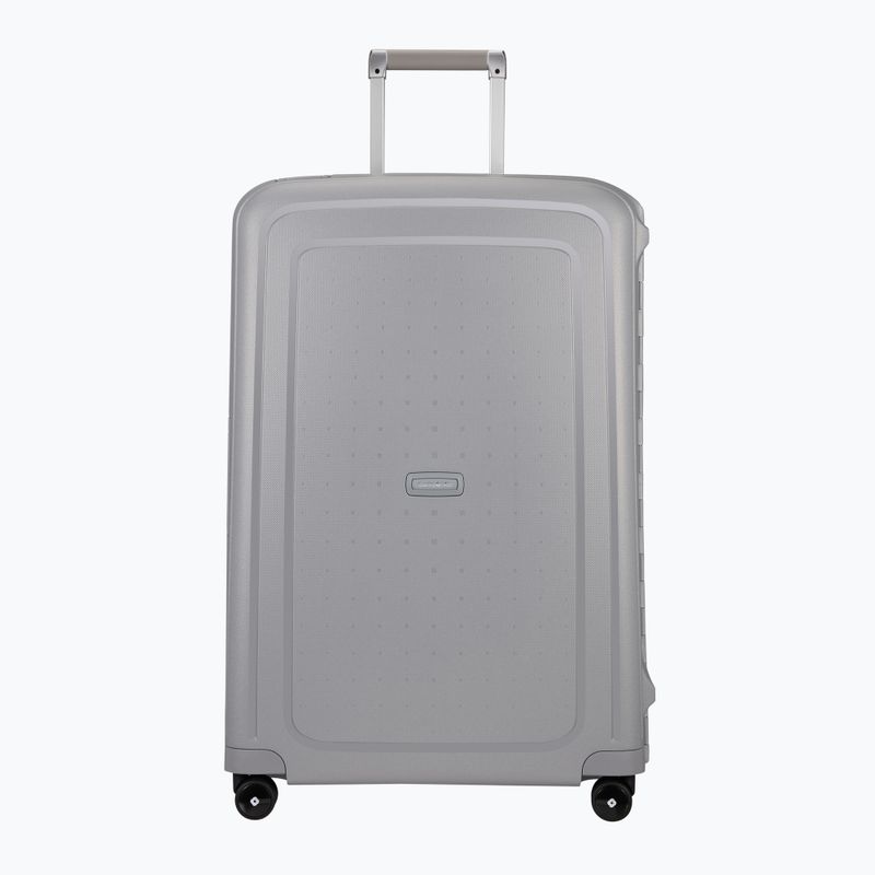 Пътнически куфар Samsonite S'cure Spinner 102 l silver