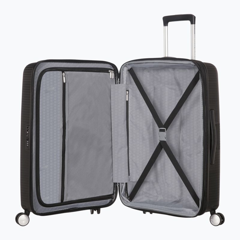 American Tourister Soundbox 81 l бас черен пътнически куфар 3