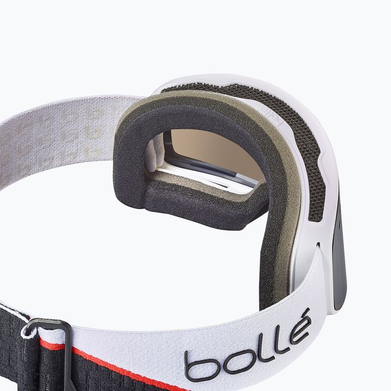 Предпазни ски очила Bollé Nevada race white matte/black chrome 2