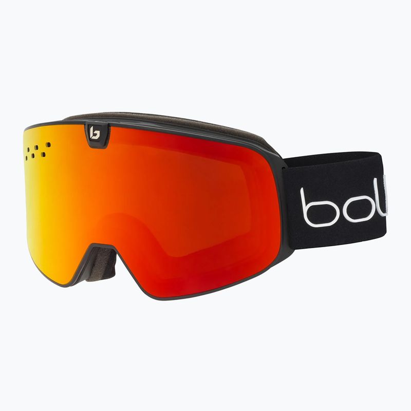 Предпазни ски очила Bollé Nevada Neo black matte/sunrise&light vermillon blue