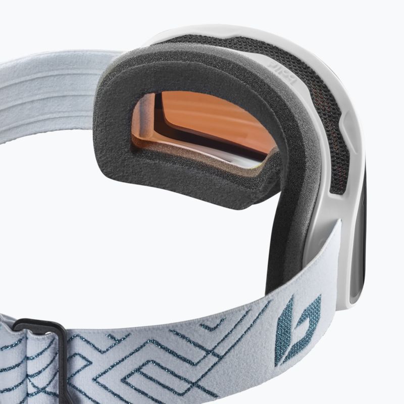 Предпазни ски очила Bollé Nevada Small white metallic blue matte/azure 2