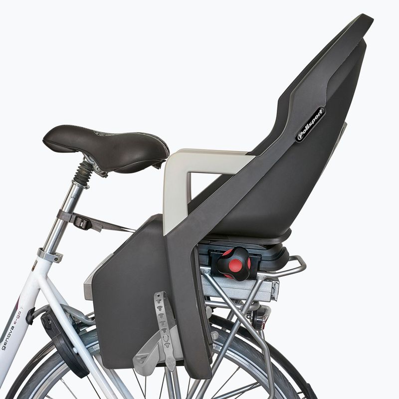 Детско столче за велосипед Polisport Guppy Maxi+ CFS dark grey/silver 4