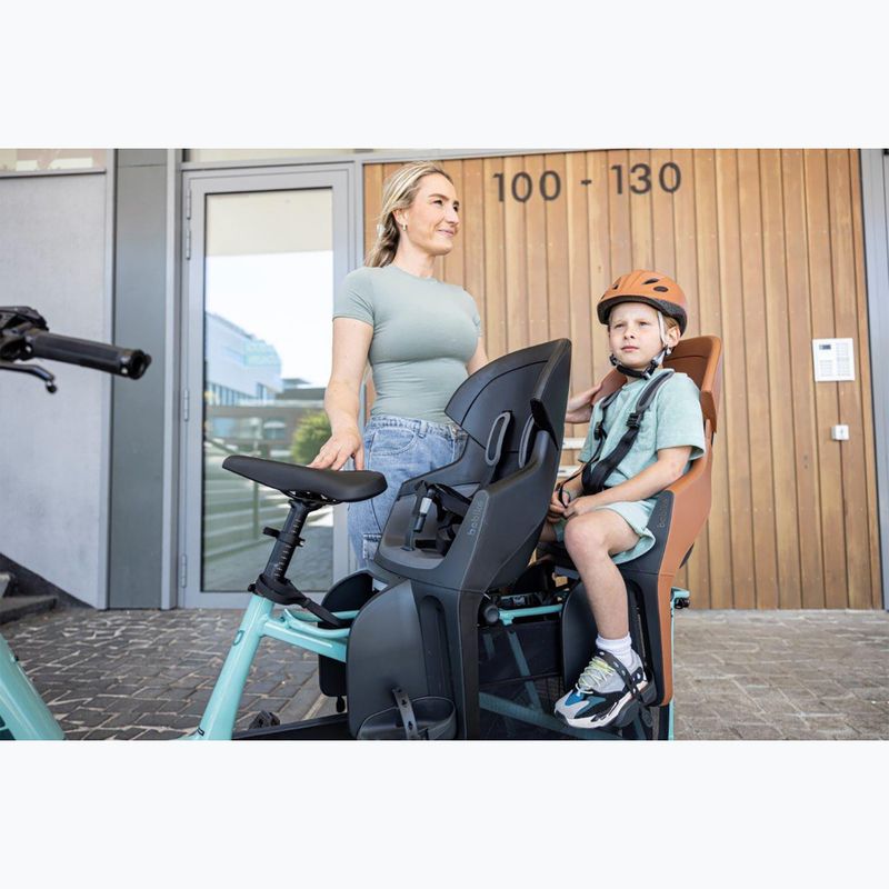 Bobike Exclusive Maxi Evolve седалка за велосипед канелено кафява 7