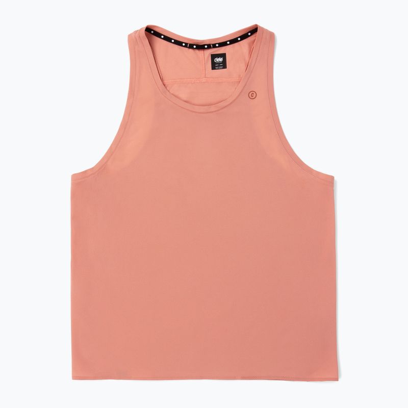 Мъжка тениска за бягане Ciele Athletics FST Signlet 2 rosedawn 3